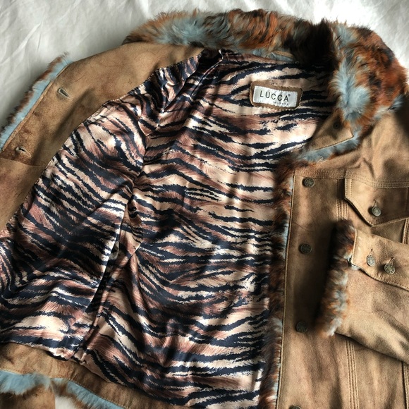 LUCCA Exclusive Genuine Leather Jacket - Picture 3 of 4